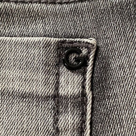 G by Guess Suzette Super Skinny Black Asphalt Wash Jeans Size 26 - Picture 8 of 14
